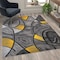 Flash Furniture Yellow 5' x 7' Abstract Design Accent Area Rug ACD-RGTRZ860-57-YL-GG - alternate 1